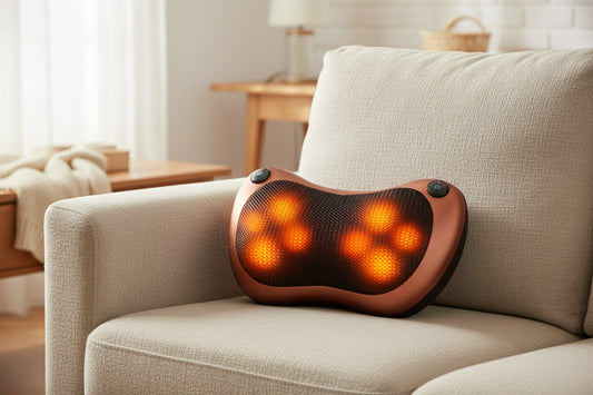 Massagekudde för värmemassage