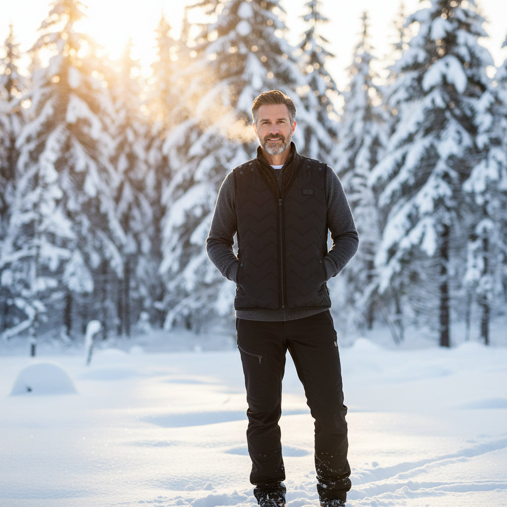 Smart Värmeväst med 7 värmezoner (Unisex)