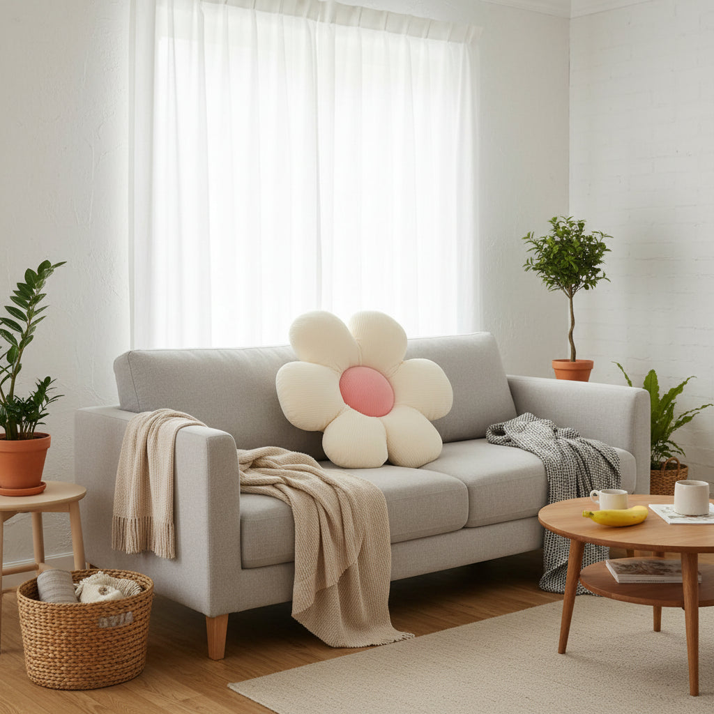 Härligt glada plyschkuddar