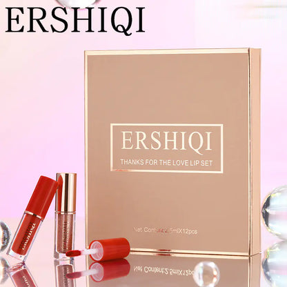 12-pack med mjukgörande läppglans