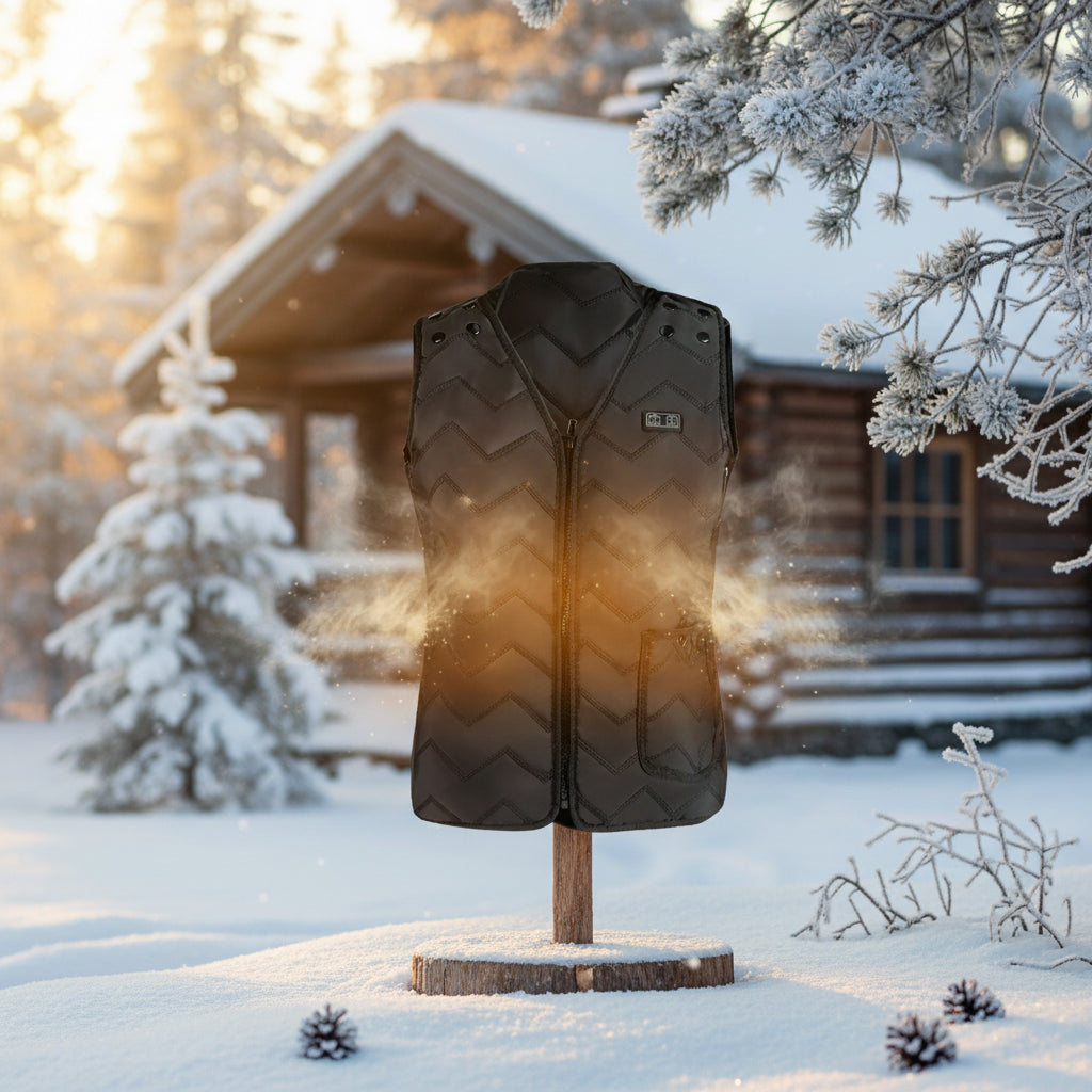 Smart Värmeväst med 7 värmezoner (Unisex)