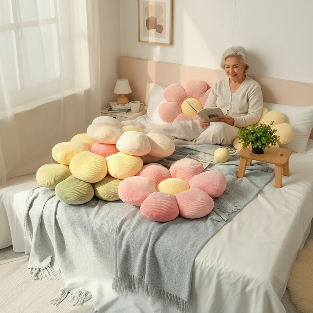 Härligt glada plyschkuddar