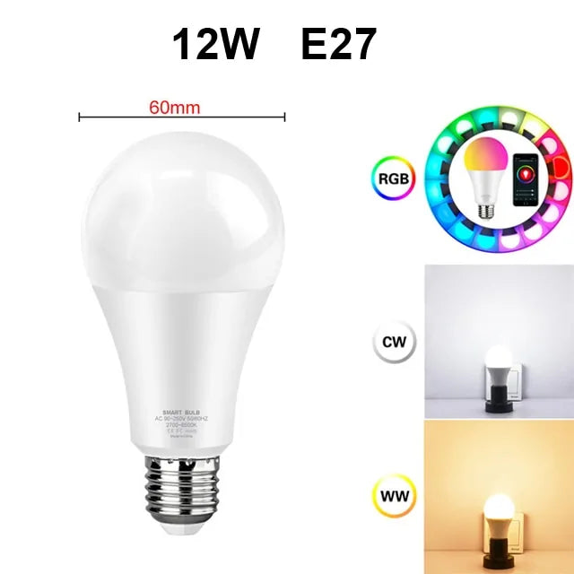 WiFi Smart LED-Lampa